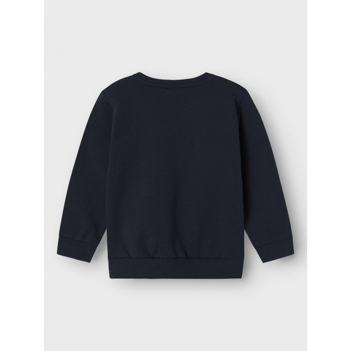 NAME IT MINI NMMRADU NREG SWEAT BRU Dark Sapphire | Freewear NMMRADU NREG SWEAT BRU - www.freewear.nl - Freewear