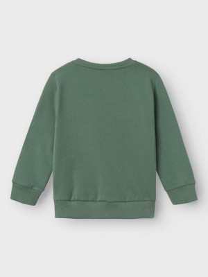 NAME IT MINI NMMRADU NREG SWEAT BRU Dark Forest | Freewear NMMRADU NREG SWEAT BRU - www.freewear.nl - Freewear