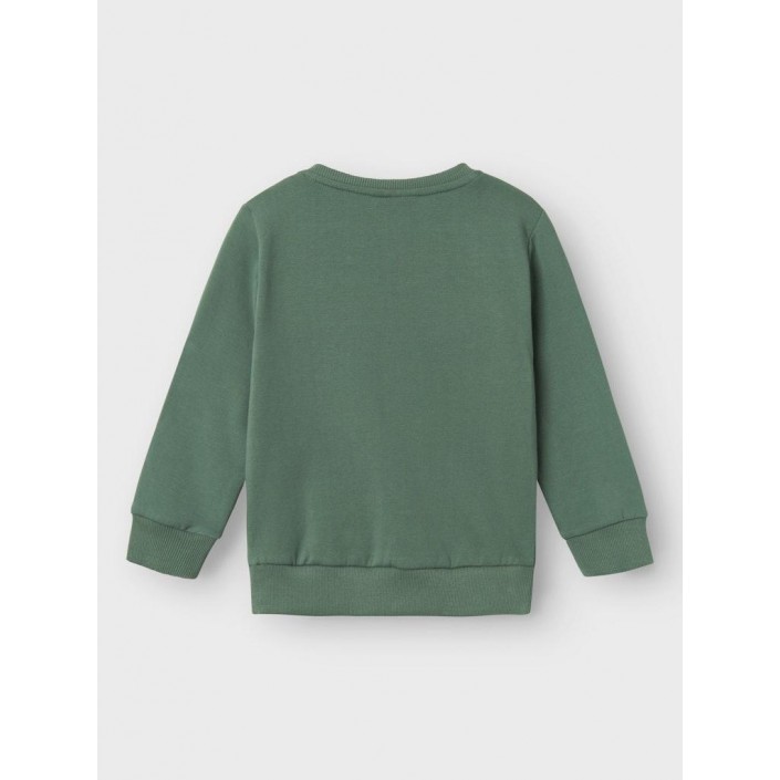 NAME IT MINI NMMRADU NREG SWEAT BRU Dark Forest | Freewear NMMRADU NREG SWEAT BRU - www.freewear.nl - Freewear