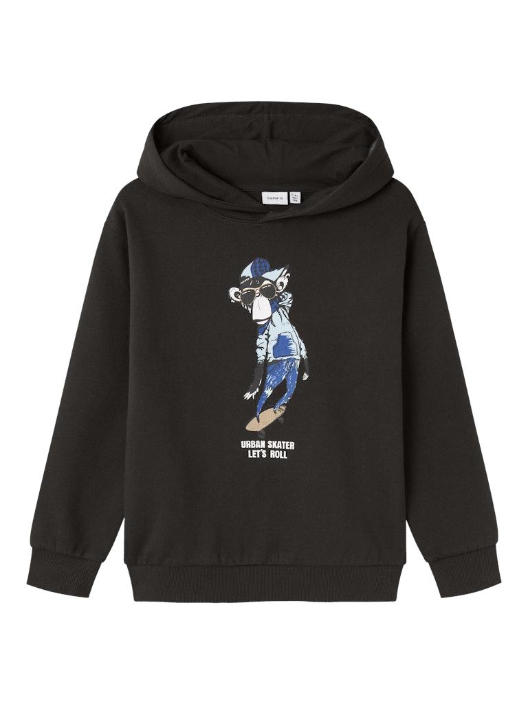 Name It Nkmrenma Ls Nreg Sweat Wh Bru