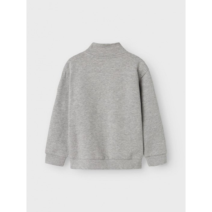 NAME IT MINI NMMSIGMUND NREG SWEAT BRU Grey Melange | Freewear NMMSIGMUND NREG SWEAT BRU - www.freewear.nl - Freewear