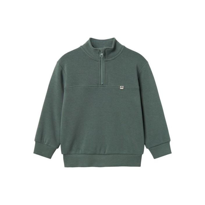 NAME IT MINI NMMSIGMUND NREG SWEAT BRU Dark Forest | Freewear NMMSIGMUND NREG SWEAT BRU - www.freewear.nl - Freewear