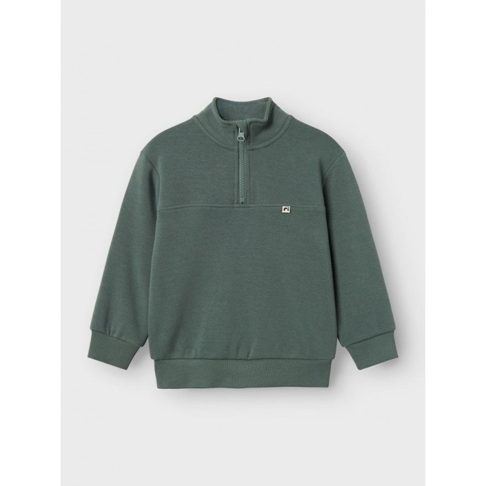 NAME IT MINI NMMSIGMUND NREG SWEAT BRU Dark Forest | Freewear NMMSIGMUND NREG SWEAT BRU - www.freewear.nl - Freewear