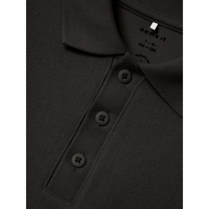 NAME IT KIDS NKMRABBA LS NREG POLO TOP Black | Freewear NKMRABBA LS NREG POLO TOP - www.freewear.nl - Freewear