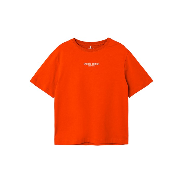 NAME IT KIDS NKMBRODY SS NREG TOP NOOS Paprika/W. JET STREAM PRINT | Freewear NKMBRODY SS NREG TOP NOOS - www.freewear.nl - Freewear