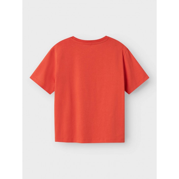NAME IT KIDS NKMBRODY SS NREG TOP NOOS Paprika/W. JET STREAM PRINT | Freewear NKMBRODY SS NREG TOP NOOS - www.freewear.nl - Freewear