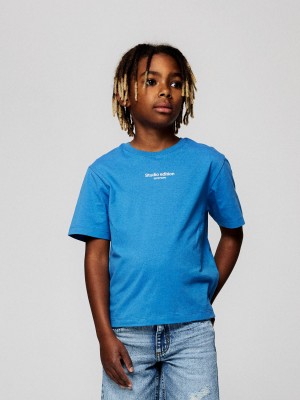 NAME IT KIDS NKMBRODY SS NREG TOP NOOS star sapphire | Freewear NKMBRODY SS NREG TOP NOOS - www.freewear.nl - Freewear