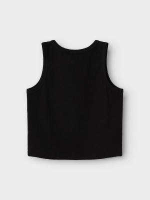 NAME IT KIDS NKFNAKAL SL SHORT TOP NOOS Black | Freewear NKFNAKAL SL SHORT TOP NOOS - www.freewear.nl - Freewear