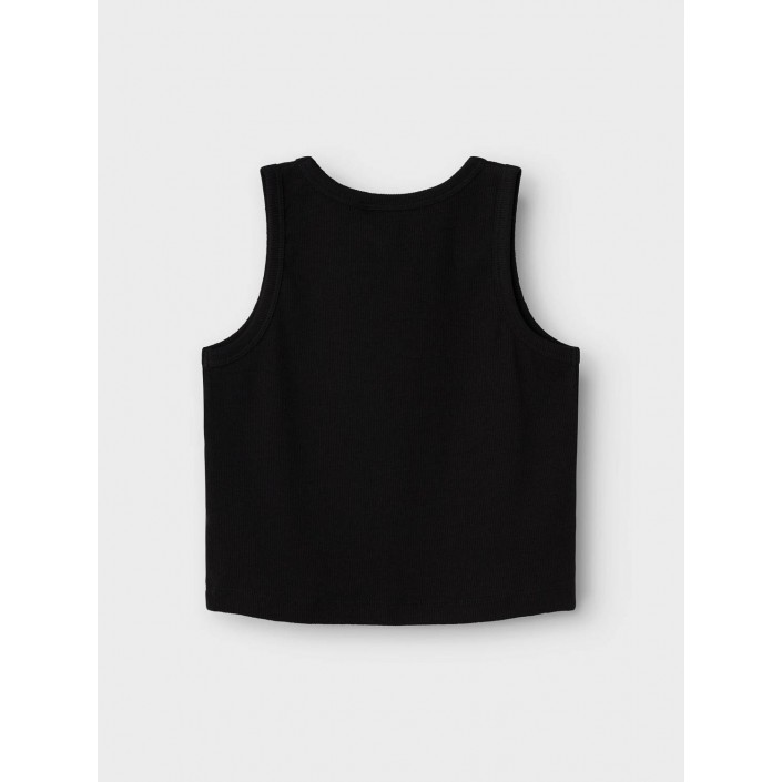 NAME IT KIDS NKFNAKAL SL SHORT TOP NOOS Black | Freewear NKFNAKAL SL SHORT TOP NOOS - www.freewear.nl - Freewear