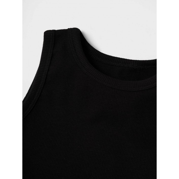 NAME IT KIDS NKFNAKAL SL SHORT TOP NOOS Black | Freewear NKFNAKAL SL SHORT TOP NOOS - www.freewear.nl - Freewear