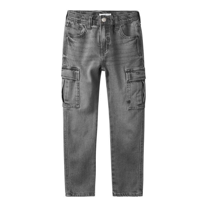 NAME IT KIDS NKMSILAS TAP CARGO JEANS 6650-AZ NO: Medium Grey Denim | Freewear NKMSILAS TAP CARGO JEANS 6650-AZ NO: - www.freewear.nl - Freewear