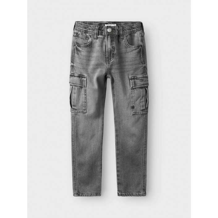 NAME IT KIDS NKMSILAS TAP CARGO JEANS 6650-AZ NO: Medium Grey Denim | Freewear NKMSILAS TAP CARGO JEANS 6650-AZ NO: - www.freewear.nl - Freewear