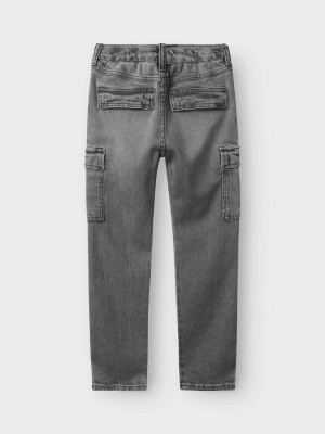 NAME IT KIDS NKMSILAS TAP CARGO JEANS 6650-AZ NO: Medium Grey Denim | Freewear NKMSILAS TAP CARGO JEANS 6650-AZ NO: - www.freewear.nl - Freewear