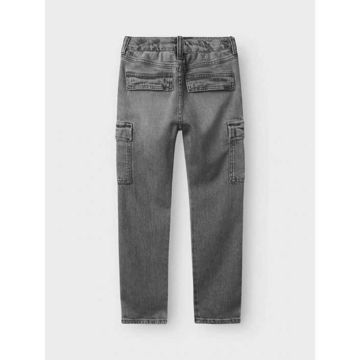 NAME IT KIDS NKMSILAS TAP CARGO JEANS 6650-AZ NO: Medium Grey Denim | Freewear NKMSILAS TAP CARGO JEANS 6650-AZ NO: - www.freewear.nl - Freewear