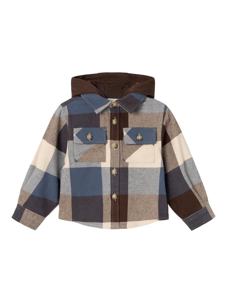 NAME IT NMMOSOM OS SHIRT WH BOX Jongens Overhemd - Maat 110