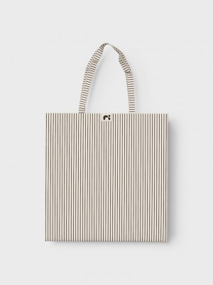 NAME IT KIDS NKNOLESSIA SHOPPING NET BF Birch/STRIPE | Freewear NKNOLESSIA SHOPPING NET BF - www.freewear.nl - Freewear