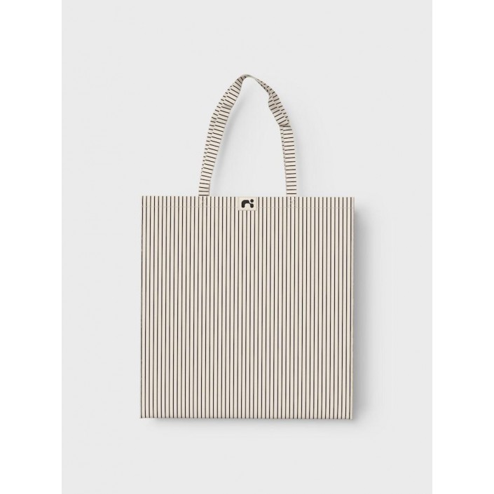 NAME IT KIDS NKNOLESSIA SHOPPING NET BF Birch/STRIPE | Freewear NKNOLESSIA SHOPPING NET BF - www.freewear.nl - Freewear