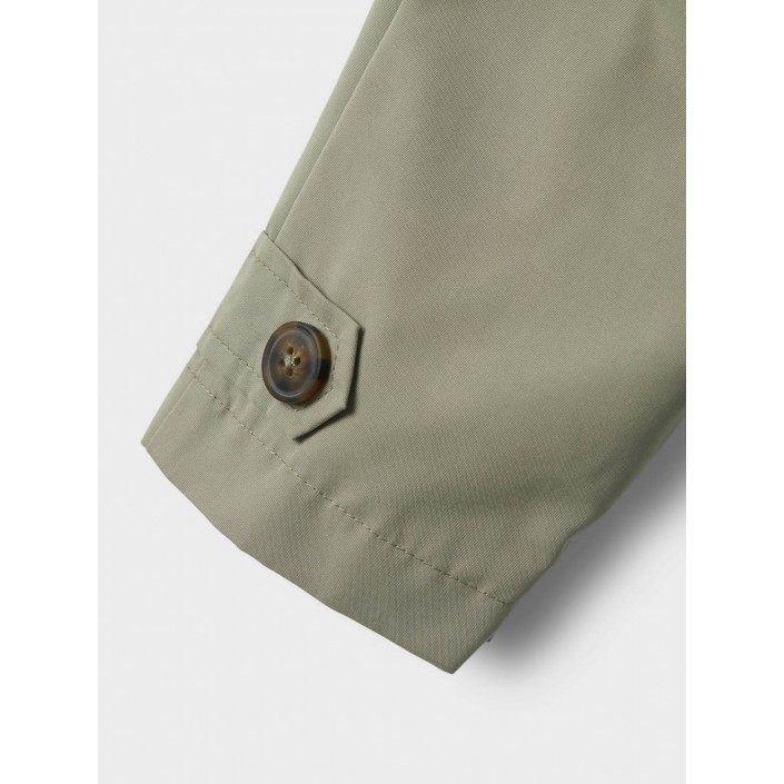 NAME IT KIDS NKFMADELIN TRENCH COAT SHORT Shadow | Freewear NKFMADELIN TRENCH COAT SHORT - www.freewear.nl - Freewear