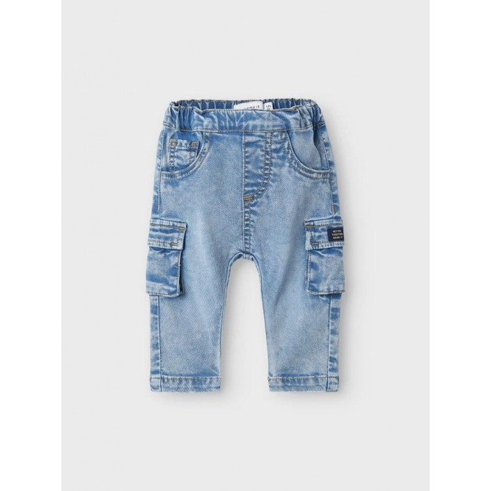 Name It NBMBEN BAGGY CARGO JEANS 2727-YB NO: Medium Blue Denim | Freewear NBMBEN BAGGY CARGO JEANS 2727-YB NO: - www.freewear.nl - Freewear