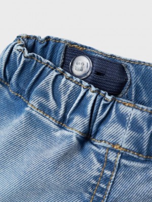 Name It NBMBEN BAGGY CARGO JEANS 2727-YB NO: Medium Blue Denim | Freewear NBMBEN BAGGY CARGO JEANS 2727-YB NO: - www.freewear.nl - Freewear