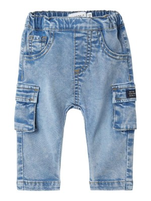 Name It NBMBEN BAGGY CARGO JEANS 2727-YB NO: Medium Blue Denim | Freewear NBMBEN BAGGY CARGO JEANS 2727-YB NO: - www.freewear.nl - Freewear