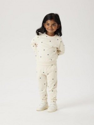 NAME IT MINI NMFVALBA SWE PANT UNB NOOS Summer Sand | Freewear NMFVALBA SWE PANT UNB NOOS - www.freewear.nl - Freewear