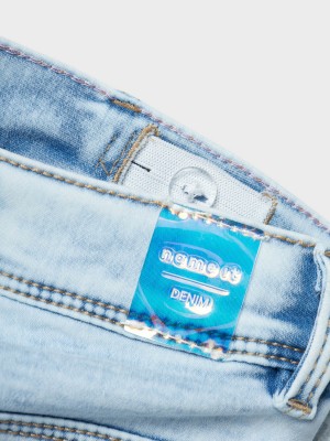 NAME IT MINI NMFPOLLY SKINNY BOOCUT JEANS 1842-T: Light Blue Bleached Denim | Freewear NMFPOLLY SKINNY BOOCUT JEANS 1842-T: - www.freewear.nl - Freewear