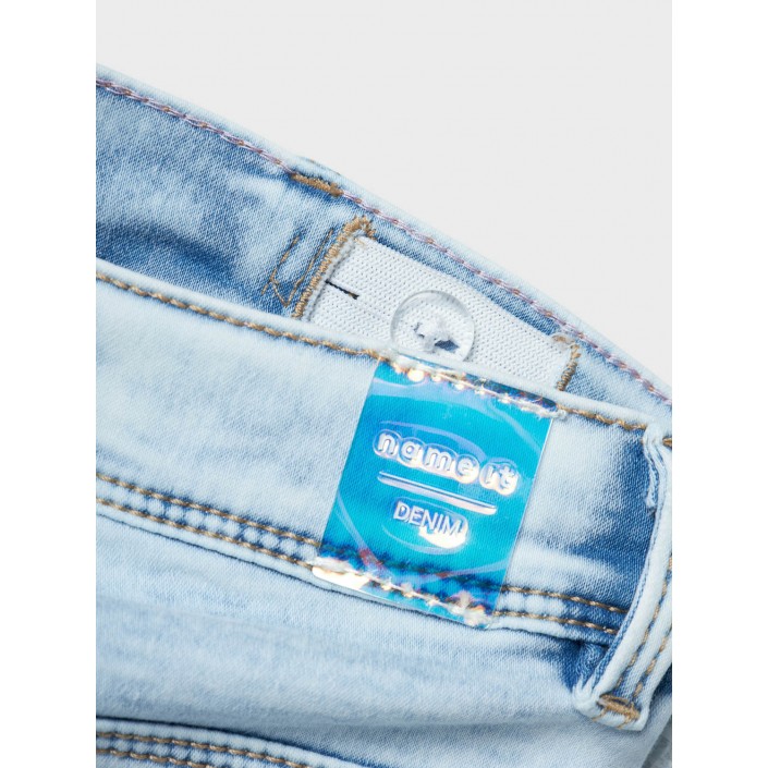 NAME IT MINI NMFPOLLY SKINNY BOOCUT JEANS 1842-T: Light Blue Bleached Denim | Freewear NMFPOLLY SKINNY BOOCUT JEANS 1842-T: - www.freewear.nl - Freewear