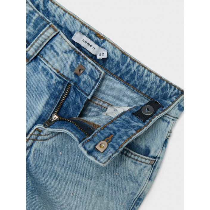 NAME IT KIDS NKFROSE REG DNM SHORTS 6042-AC NOOS Medium Blue Denim | Freewear NKFROSE REG DNM SHORTS 6042-AC NOOS - www.freewear.nl - Freewear