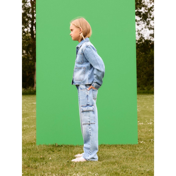 NAME IT KIDS NKFARIA LS OS DNM JACKET 6024-AC D Light Blue Denim | Freewear NKFARIA LS OS DNM JACKET 6024-AC D - www.freewear.nl - Freewear