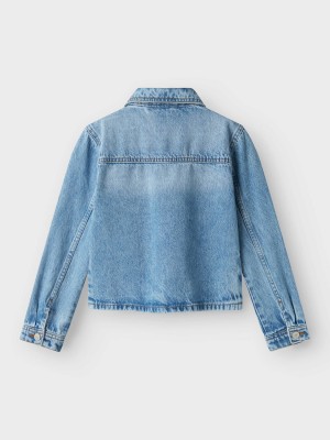 NAME IT KIDS NKFARIA LS OS DNM JACKET 6024-AC D Light Blue Denim | Freewear NKFARIA LS OS DNM JACKET 6024-AC D - www.freewear.nl - Freewear
