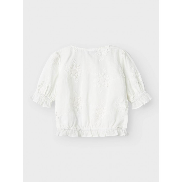 NAME IT MINI NMFFASINE SS TOP Bright White | Freewear NMFFASINE SS TOP - www.freewear.nl - Freewear