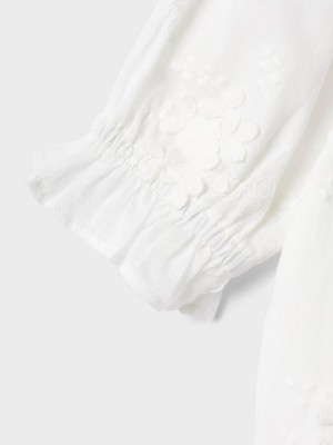 NAME IT MINI NMFFASINE SS TOP Bright White | Freewear NMFFASINE SS TOP - www.freewear.nl - Freewear