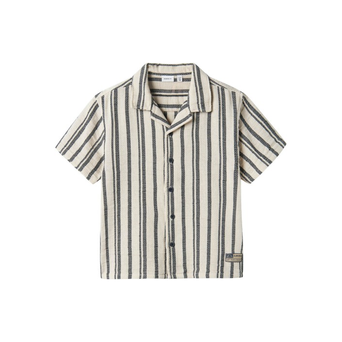 NAME IT KIDS NKMFOKO SS NREG SHIRT Peyote/NAVY BLAZER | Freewear NKMFOKO SS NREG SHIRT - www.freewear.nl - Freewear