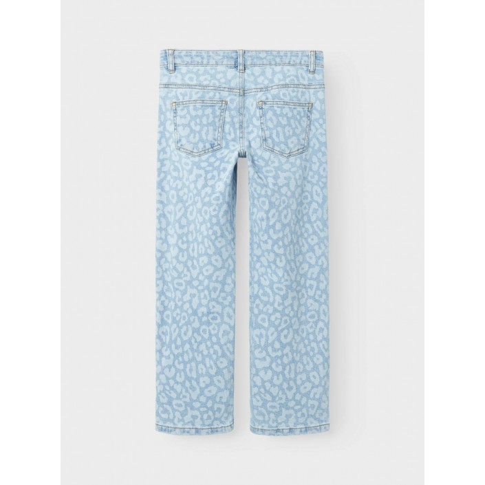 NAME IT KIDS NKFROSE ST AOP JEANS 1016-BF F Light Blue Denim/LEO | Freewear NKFROSE ST AOP JEANS 1016-BF F - www.freewear.nl - Freewear