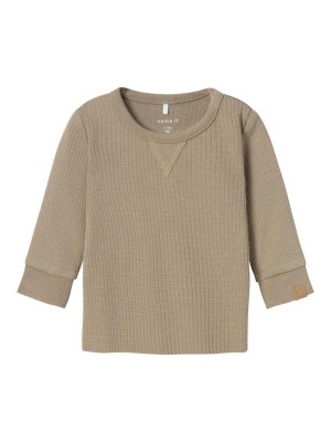 Name It NBMNOTAT R LS TOP Weathered Teak | Freewear NBMNOTAT R LS TOP - www.freewear.nl - Freewear