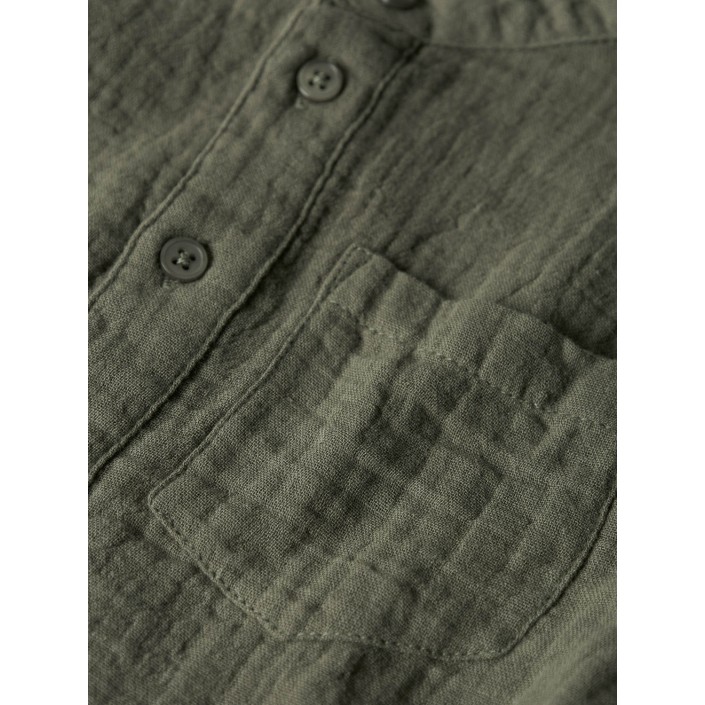 NAME IT MINI NMMJOHNNY LS SHIRT Dusty Olive | Freewear NMMJOHNNY LS SHIRT - www.freewear.nl - Freewear