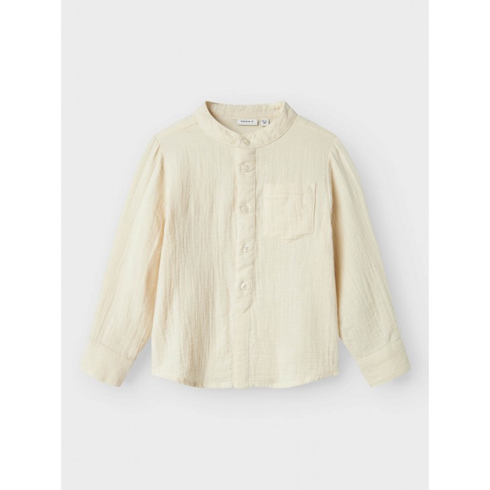NAME IT MINI NMMJOHNNY LS SHIRT Summer Sand | Freewear NMMJOHNNY LS SHIRT - www.freewear.nl - Freewear