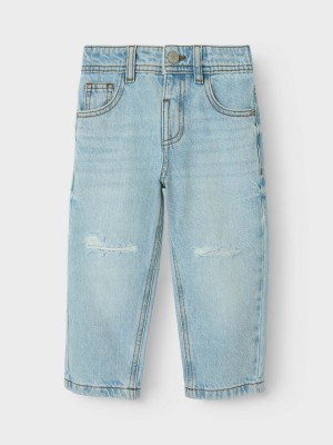 NAME IT MINI NMMSILAS TAPERED JEANS 2600-DM D Light Blue Denim | Freewear NMMSILAS TAPERED JEANS 2600-DM D - www.freewear.nl - Freewear