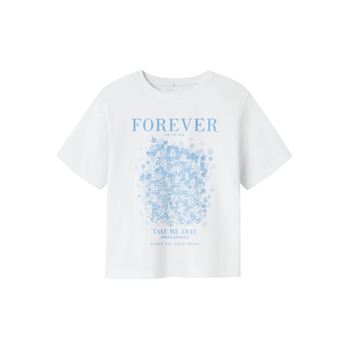 NAME IT KIDS NKFDASK SS NREG TOP Bright White | Freewear NKFDASK SS NREG TOP - www.freewear.nl - Freewear