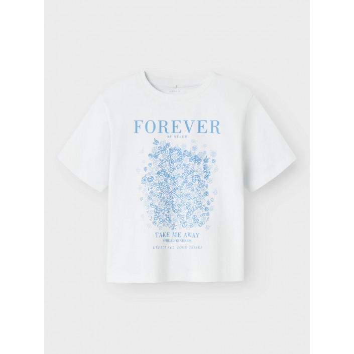 NAME IT KIDS NKFDASK SS NREG TOP Bright White | Freewear NKFDASK SS NREG TOP - www.freewear.nl - Freewear