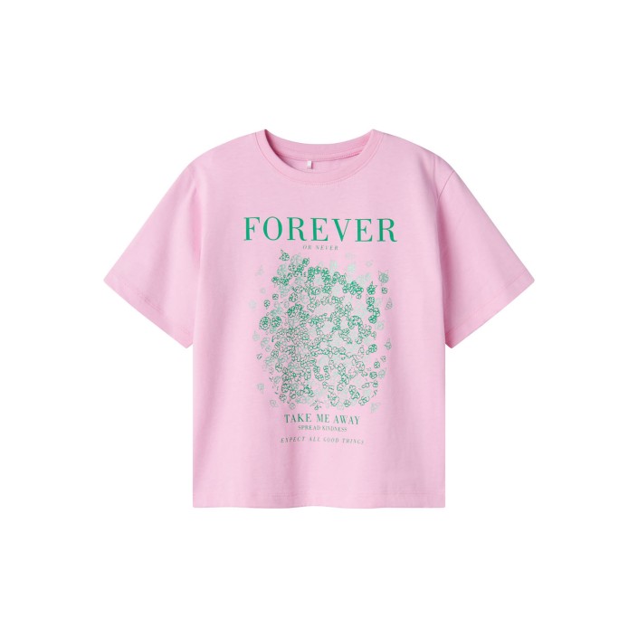 NAME IT KIDS NKFDASK SS NREG TOP Pink Frosting | Freewear NKFDASK SS NREG TOP - www.freewear.nl - Freewear