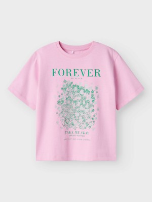NAME IT KIDS NKFDASK SS NREG TOP Pink Frosting | Freewear NKFDASK SS NREG TOP - www.freewear.nl - Freewear