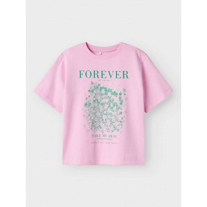 NAME IT KIDS NKFDASK SS NREG TOP Pink Frosting | Freewear NKFDASK SS NREG TOP - www.freewear.nl - Freewear