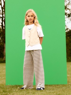 NAME IT KIDS NKFDANE SS NREG TOP BOX Bright White/BLACK | Freewear NKFDANE SS NREG TOP BOX - www.freewear.nl - Freewear