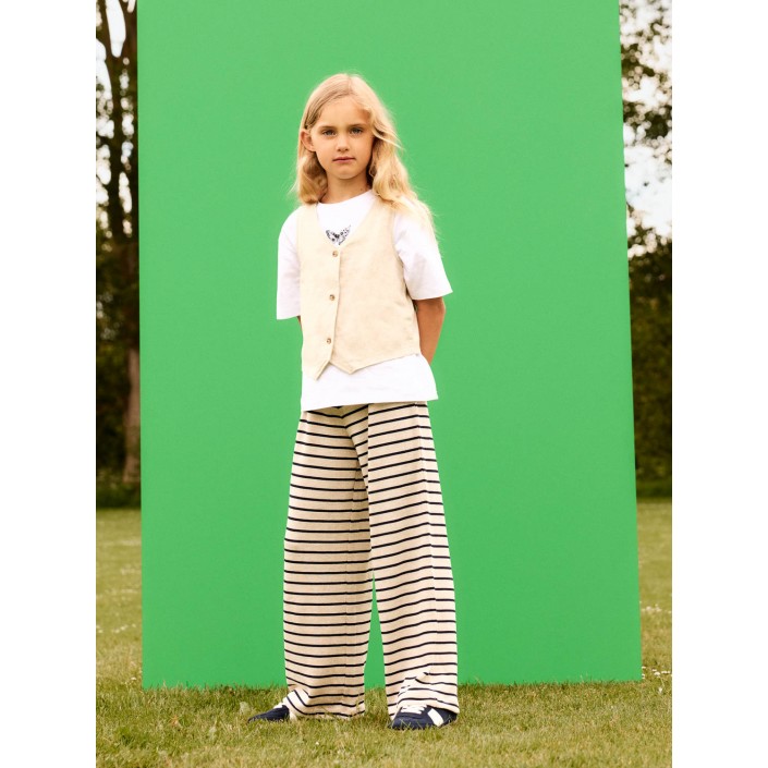 NAME IT KIDS NKFDANE SS NREG TOP BOX Bright White/BLACK | Freewear NKFDANE SS NREG TOP BOX - www.freewear.nl - Freewear