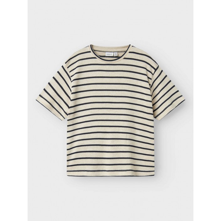 NAME IT KIDS NKFDALLA SS NREG TOP Navy Blazer/BRIGHT WHITE | Freewear NKFDALLA SS NREG TOP - www.freewear.nl - Freewear