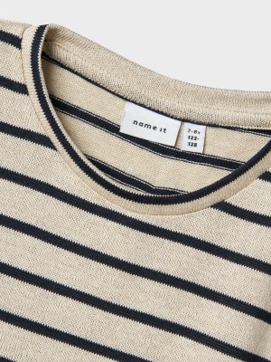 NAME IT KIDS NKFDALLA SS NREG TOP Navy Blazer/BRIGHT WHITE | Freewear NKFDALLA SS NREG TOP - www.freewear.nl - Freewear