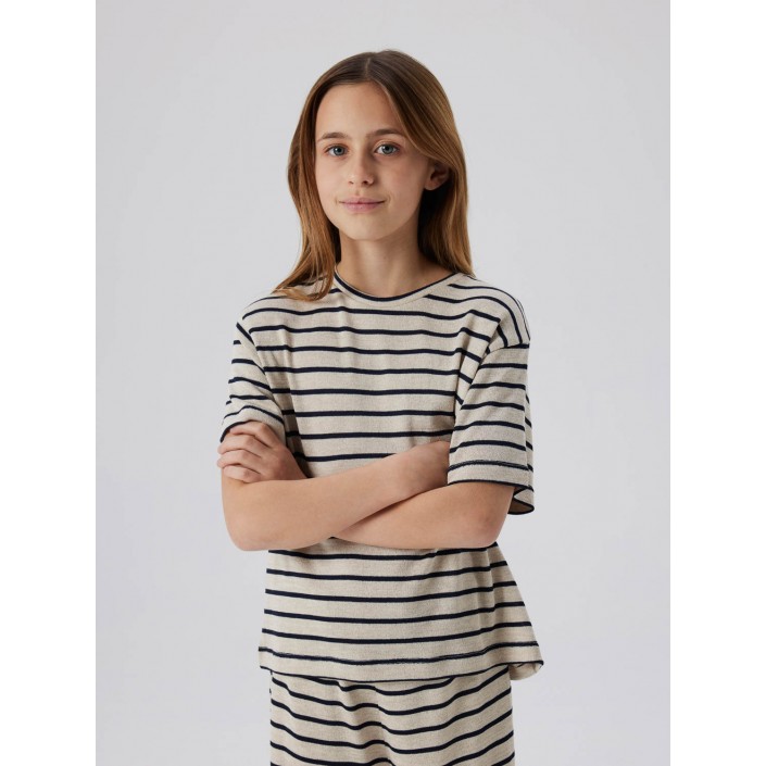 NAME IT KIDS NKFDALLA SS NREG TOP Navy Blazer/BRIGHT WHITE | Freewear NKFDALLA SS NREG TOP - www.freewear.nl - Freewear