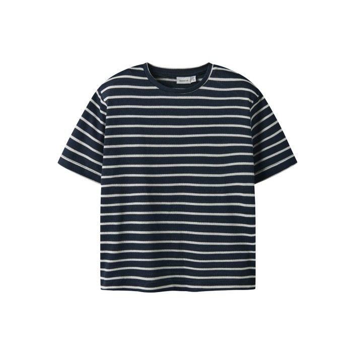 NAME IT KIDS NKFDALLA SS NREG TOP Summer Sand/NAVY BLAZER | Freewear NKFDALLA SS NREG TOP - www.freewear.nl - Freewear